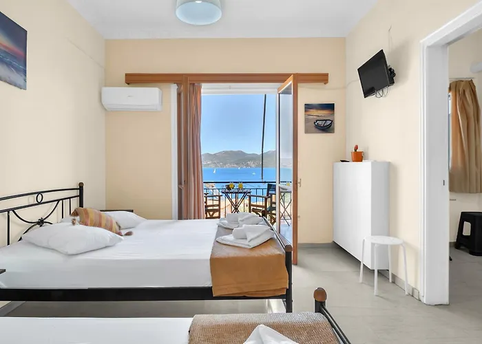 Lägenhet Tasoula One Bedroom Sea View *