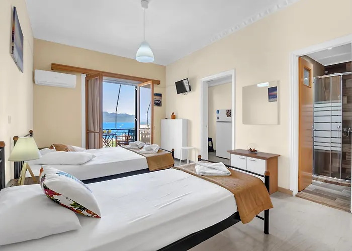 Lägenhet Tasoula One Bedroom Sea View Nikiana